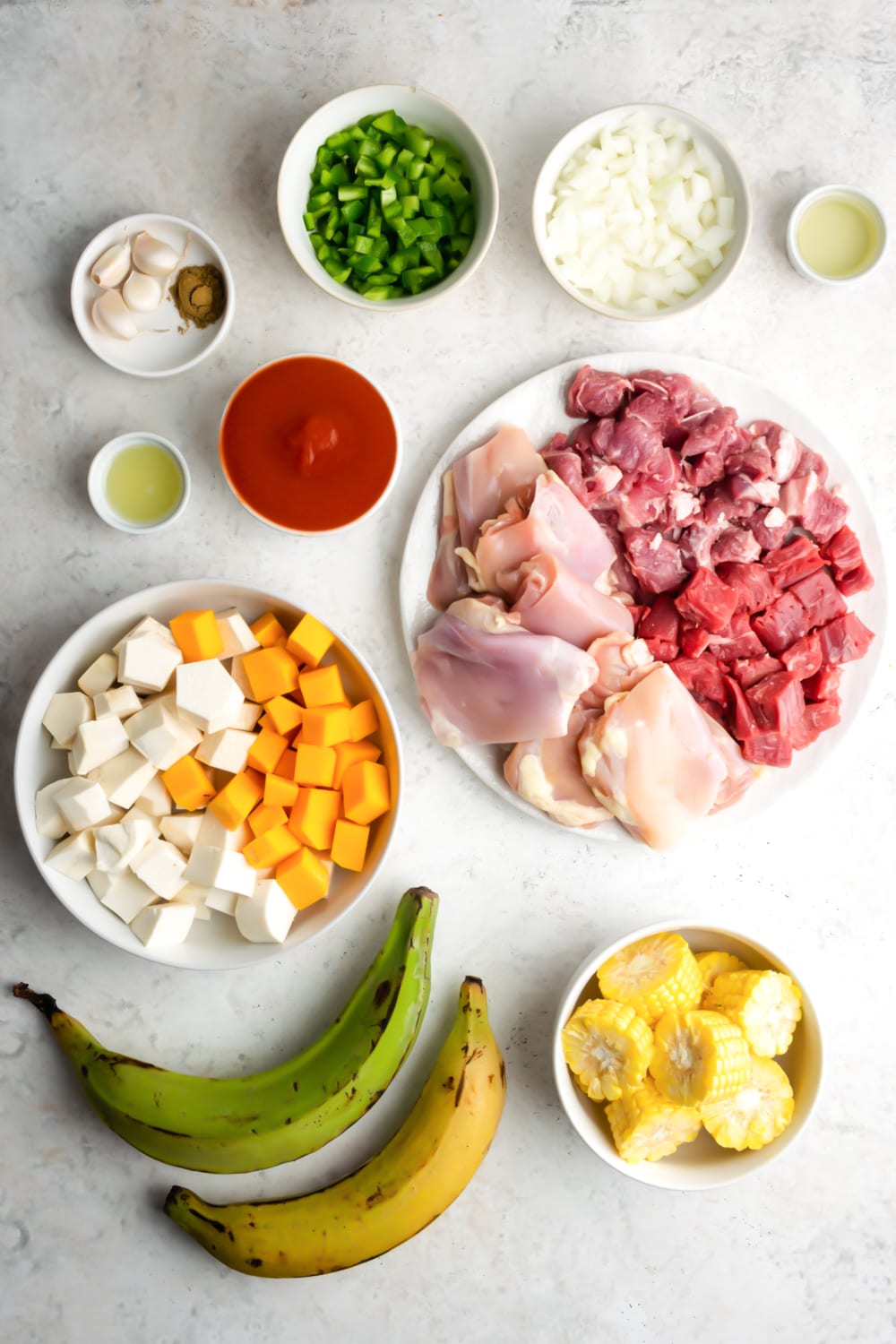 ingredients for ajiaco cubano