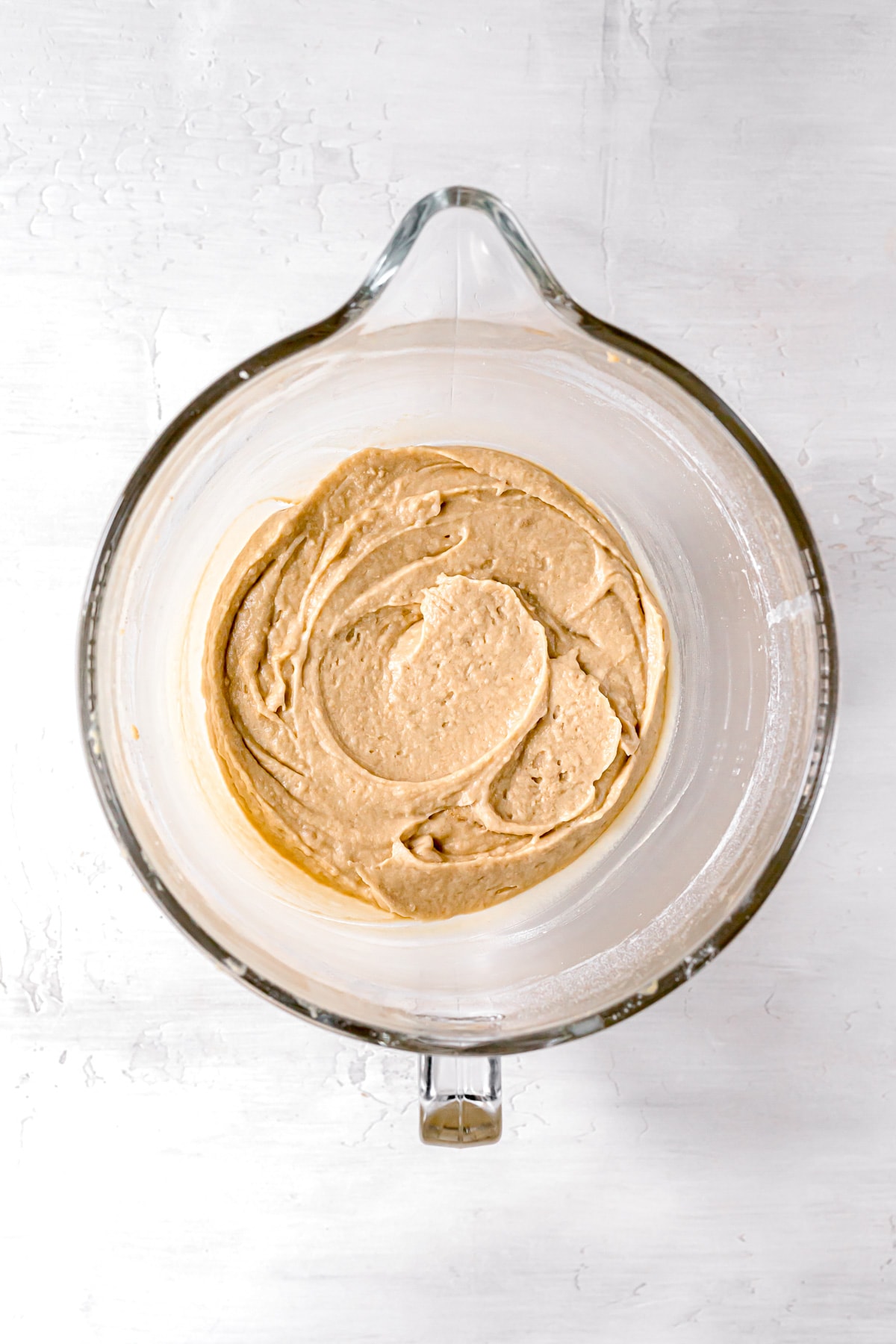 muffin batter in a bowl