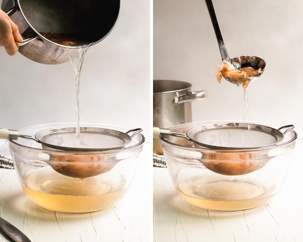 easy homemade shrimp stock with shrimp shells