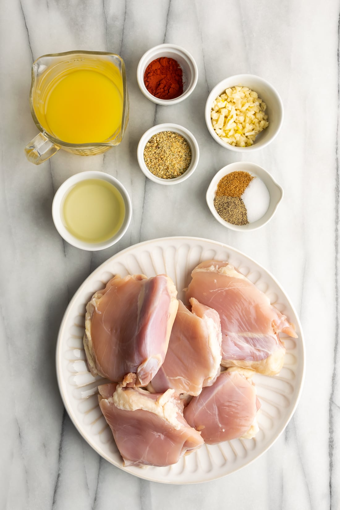 ingredients for pinchos de pollo