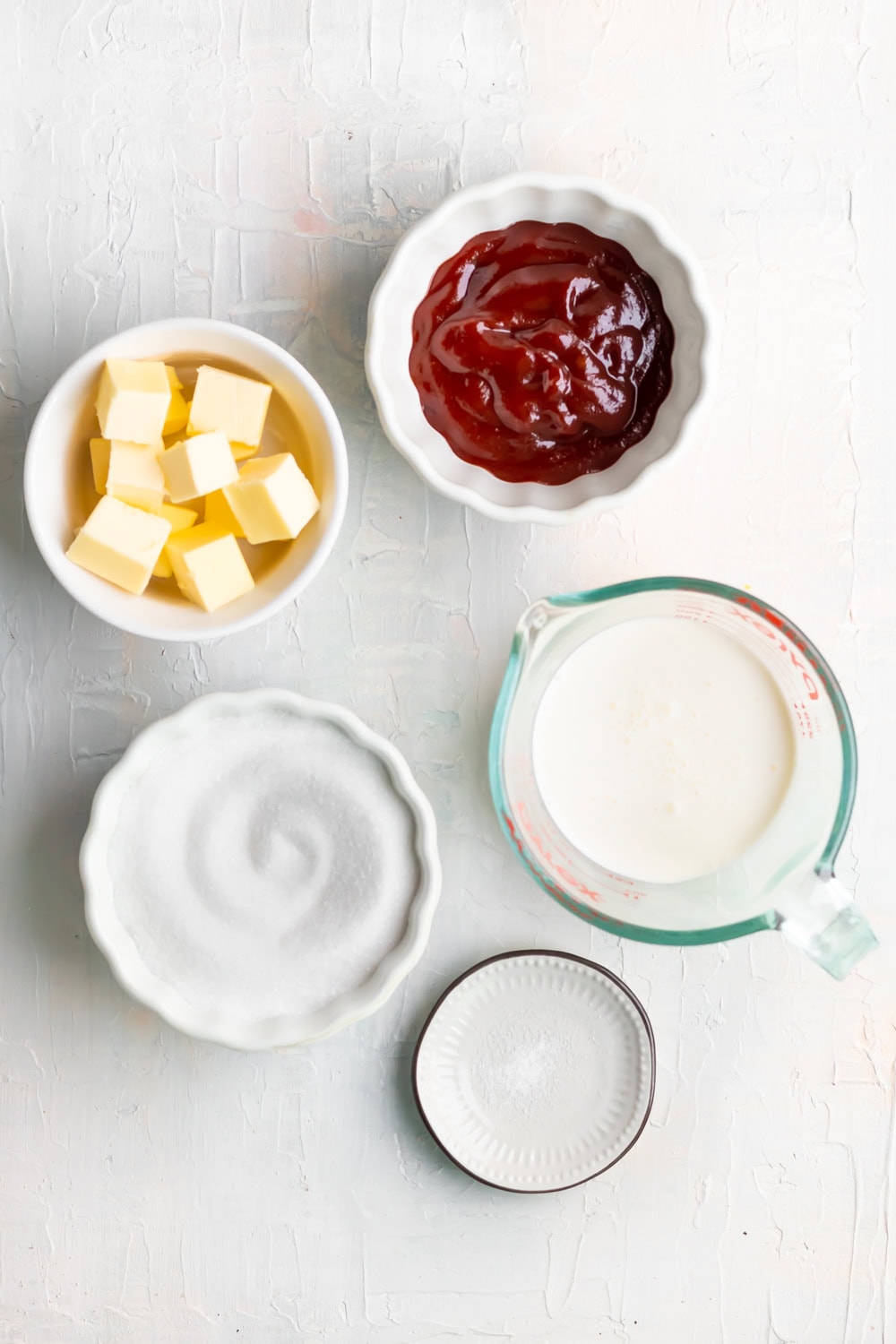 ingredients for guava caramel sauce