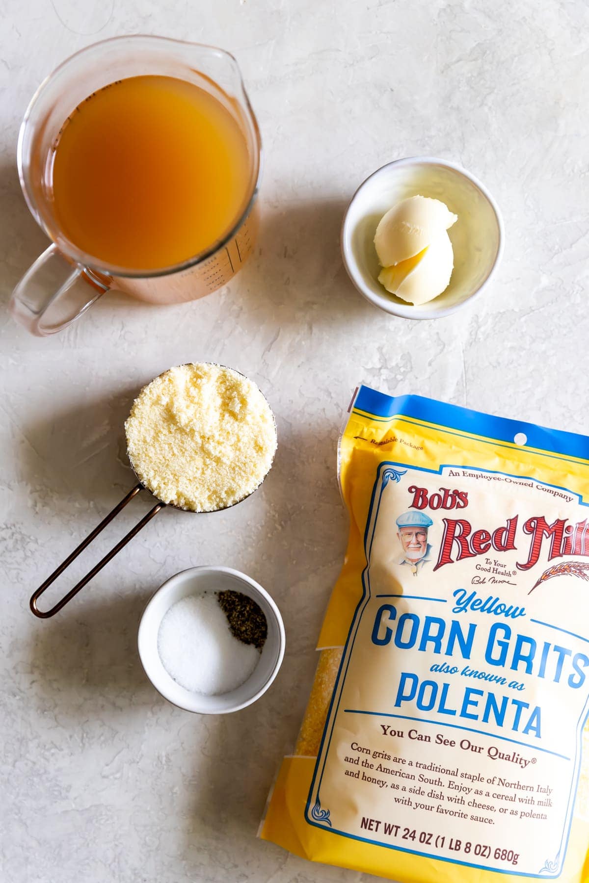 ingredients for polenta fries recipe